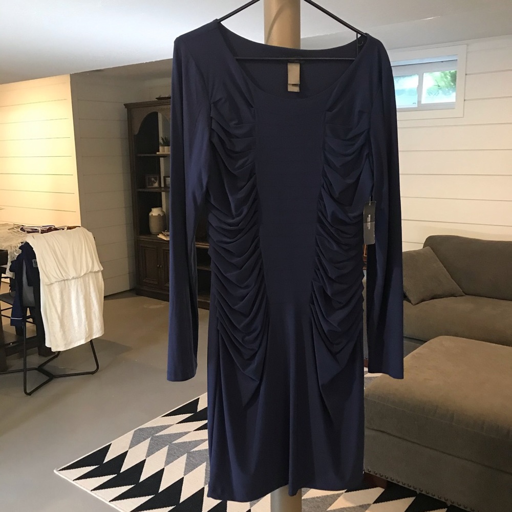 Cute ruched front dress!